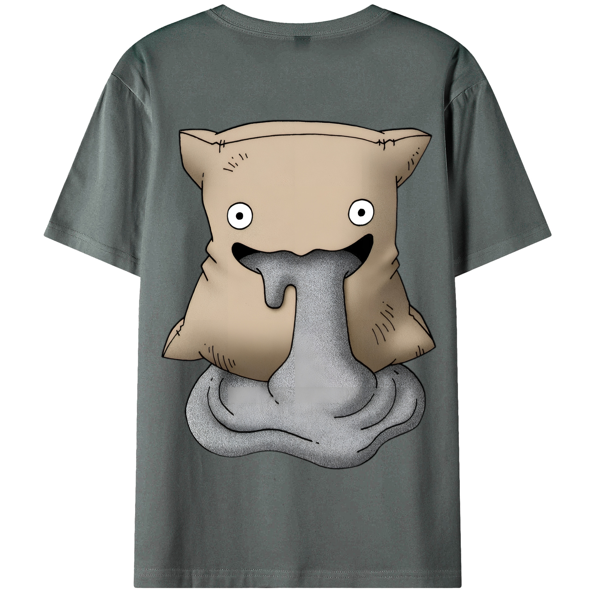 （画像用） ドラゴンクエスト Doragon Kuesuto Dragon Quest 綿100％半袖Tシャツ（背面プリント）